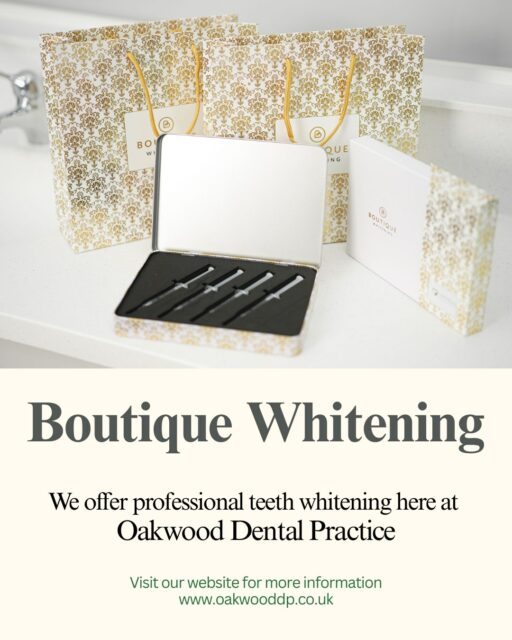 ✨ Brighten your smile with Boutique Whitening at Oakwood Dental Practice. Safe, effective, and professionally delivered.✨
Visit 👉 www.oakwooddp.co.uk
#whitening #boutiquewhitening #BrighterSmile #teethwhitening