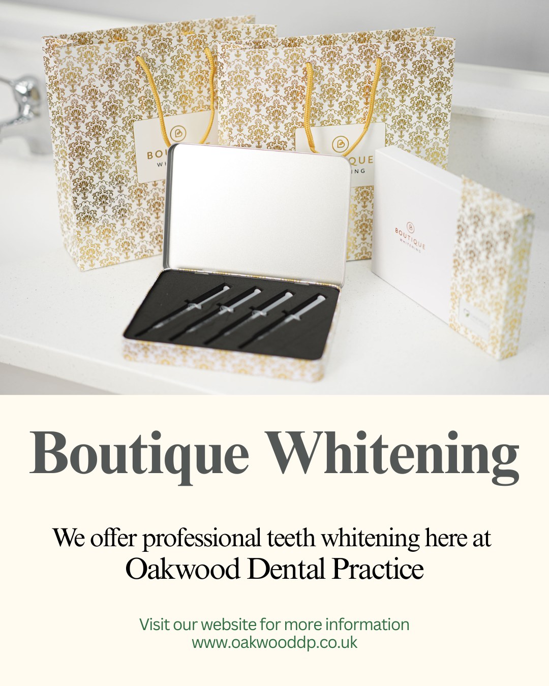 ✨ Brighten your smile with Boutique Whitening at Oakwood Dental Practice. Safe, effective, and professionally delivered.✨
Visit 👉 www.oakwooddp.co.uk
#whitening #boutiquewhitening #BrighterSmile #teethwhitening